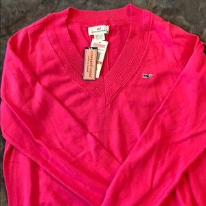 Vineyard Vines Hot Pink Sweater